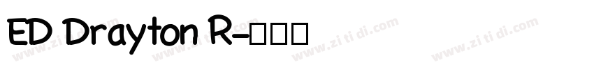 ED Drayton R字体转换